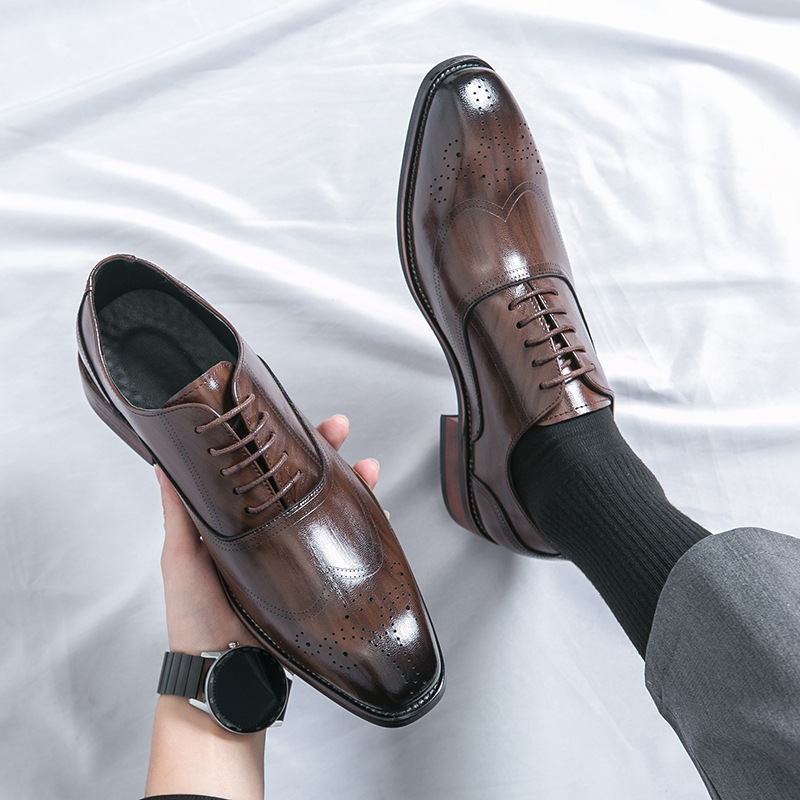 Men'S Luxury Formal Wear - Classic Italy Pointed Toe Leather Shoes
