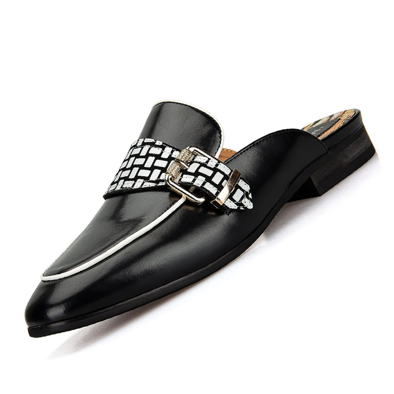Men'S Formal Wear Slippers - Meijiana Men's Slippers Slip-On Loafers Leather