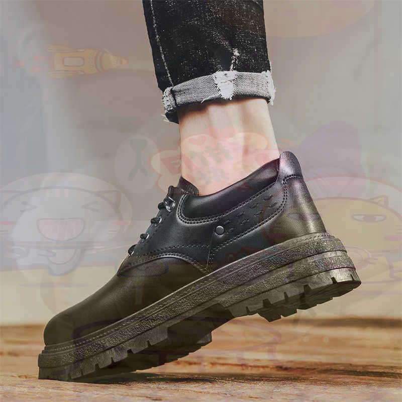 Men'S Formal Wear Slippers - Dark Natural Leather Fashion Trainers Tennis