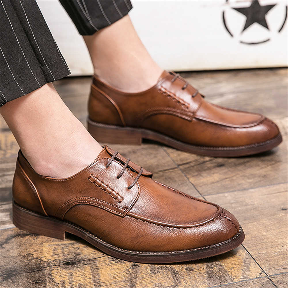 Men'S Holiday Formal Wear - Elegant Non-slip Large Size Men's Shoes