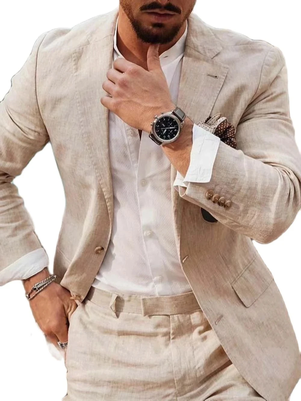 Summer Beach Business Linen Me - Men Formal Wear Pants review and price
