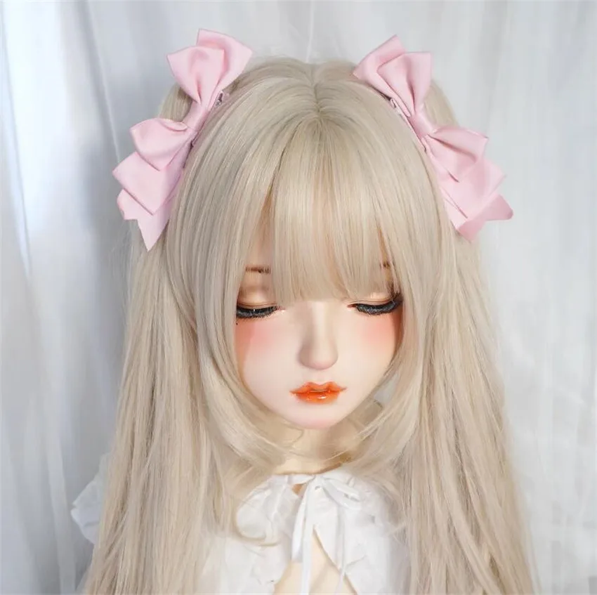 Kawaii Lolita Girl Bow Hair Si - Tie Bar Clip review and price
