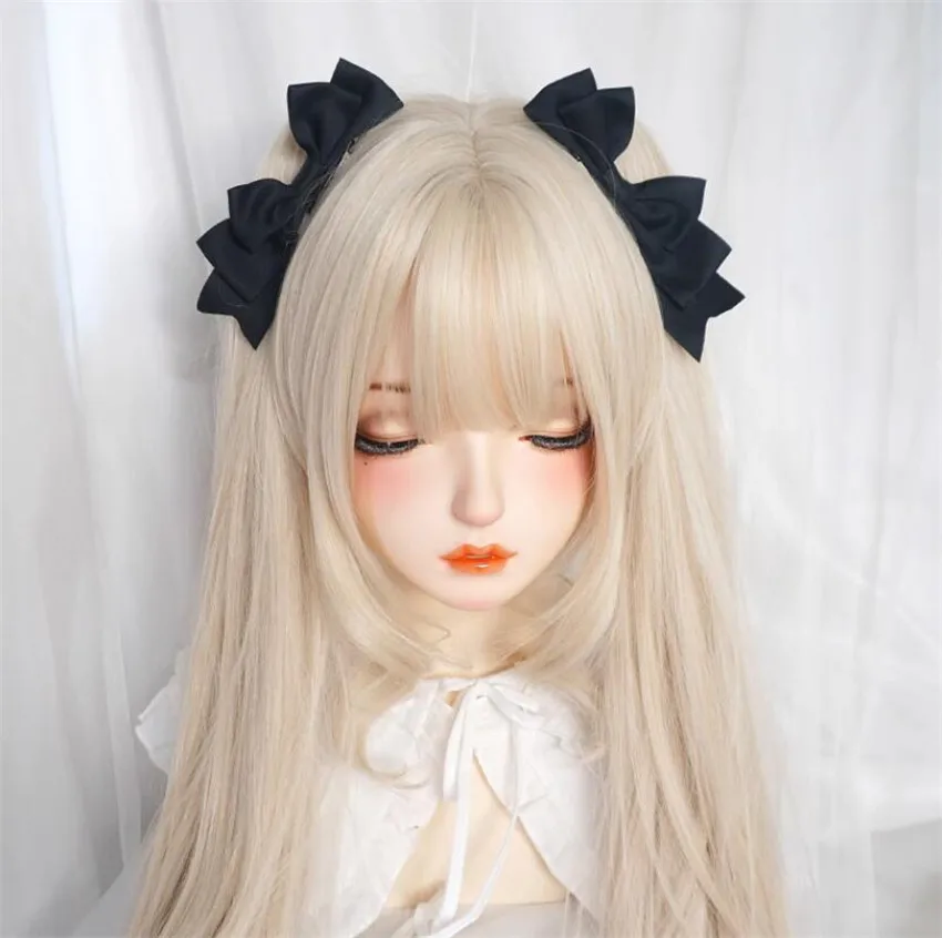 Kawaii Lolita Girl Bow Hair Si - Tie Bar Clip review and price