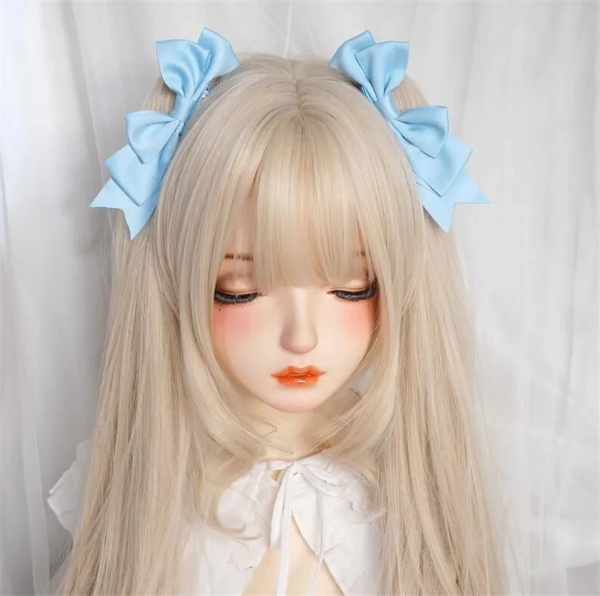 Kawaii Lolita Girl Bow Hair Si - Tie Bar Clip review and price