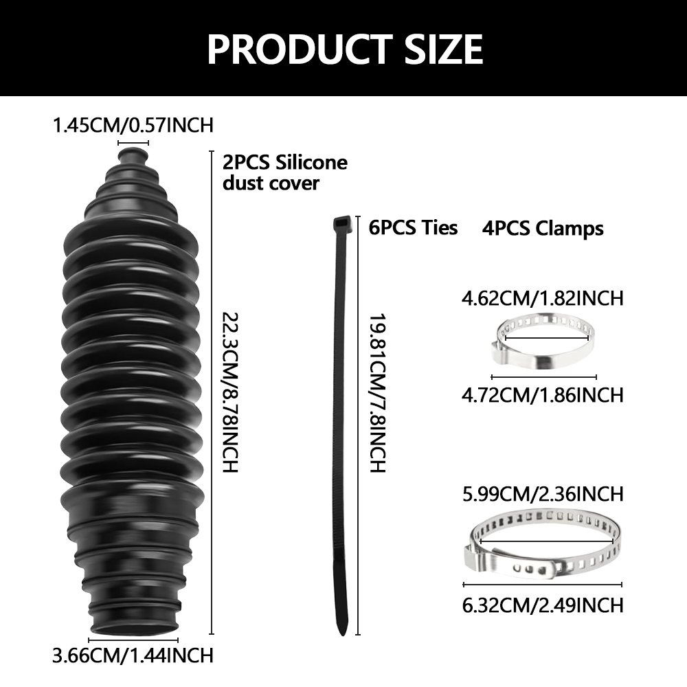 Car Inner Tie Rod Boot Kit, Ra - Tie Bar Clip review and price