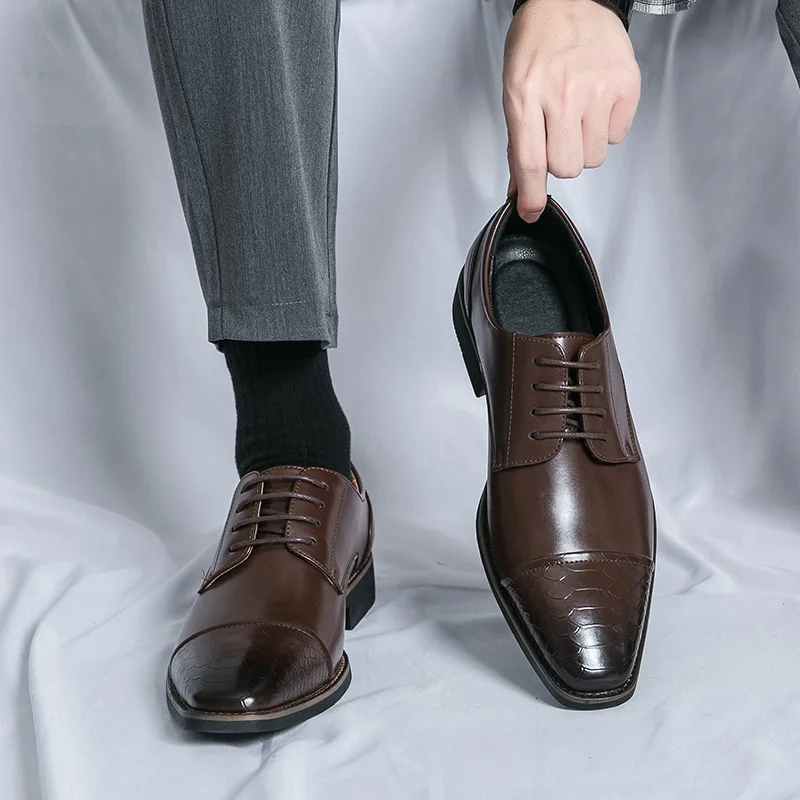 Classic Italy Pointed Toe Leat - Men'S Luxury Formal Wear review and price