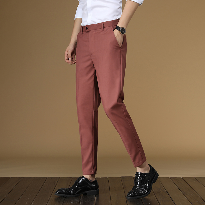 Summer Suit Pants Men Red Blac - Men'S Formal Wear For Office review and price