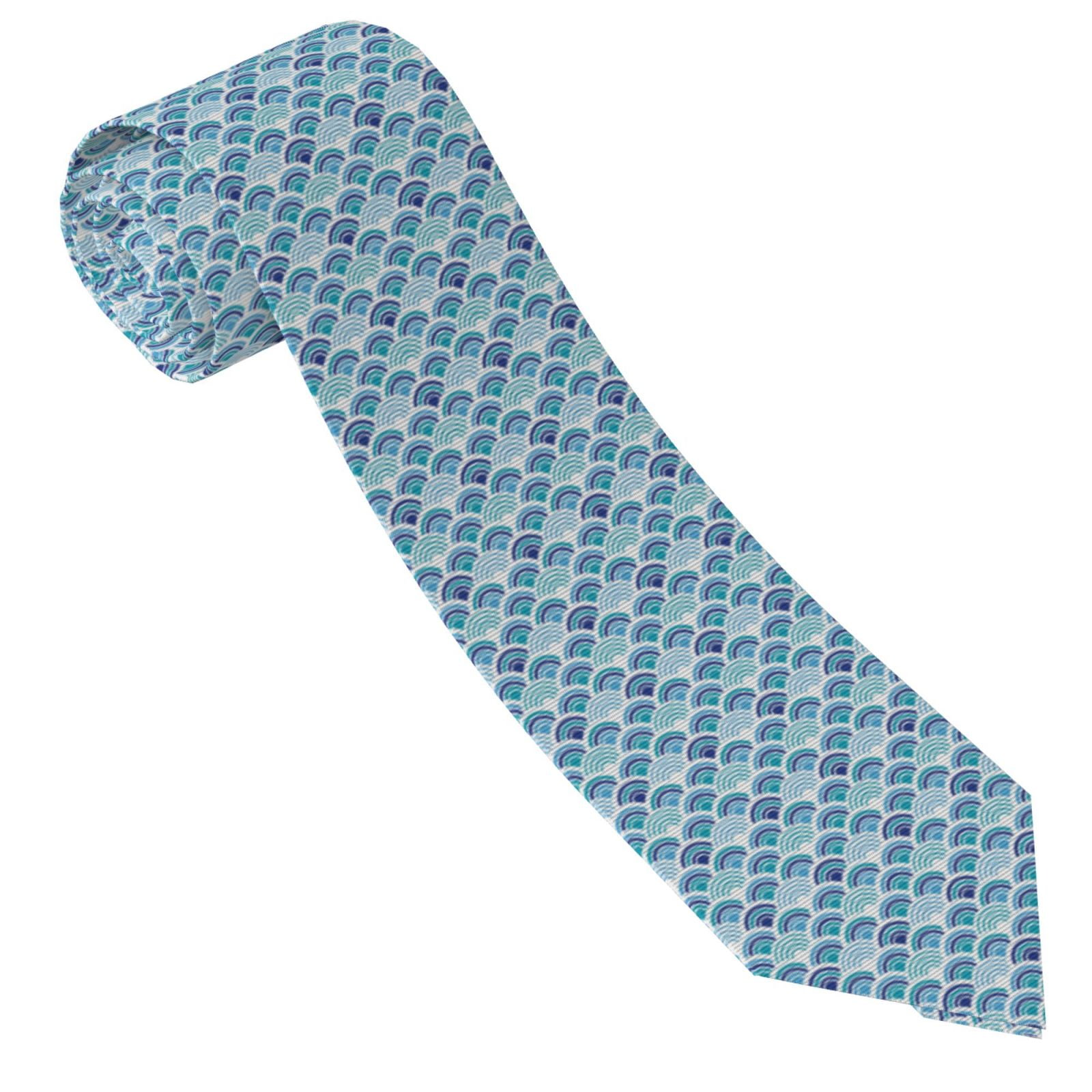 Blue Fish Scale Texture Print  - Scale - Men Formals & Ethnic Wear review and price