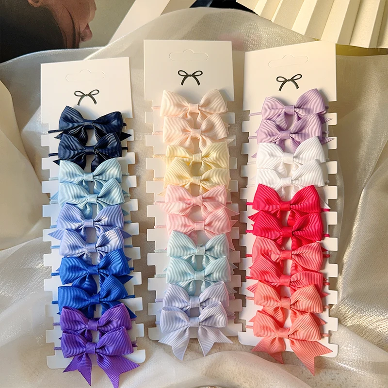10Pcs 3 Styles Bows Elastic Ha - Tie Bar Clip review and price