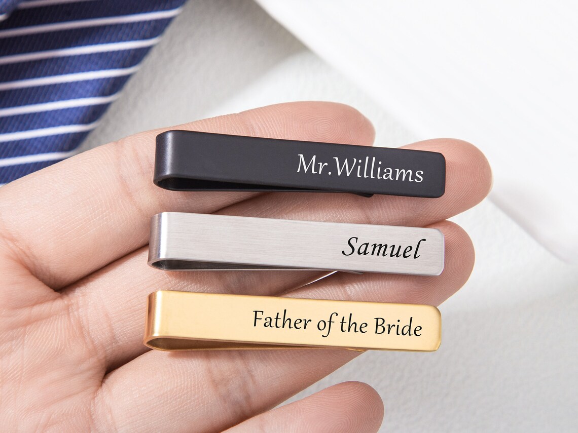 Personalized Custom Name Tie C - Tie Bar Clip review and price