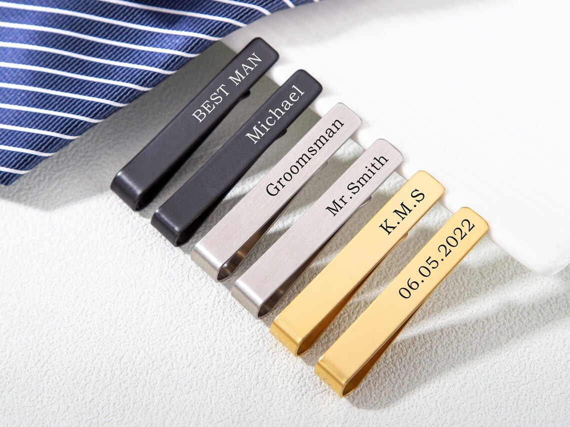 Personalized Custom Name Tie C - Tie Bar Clip review and price