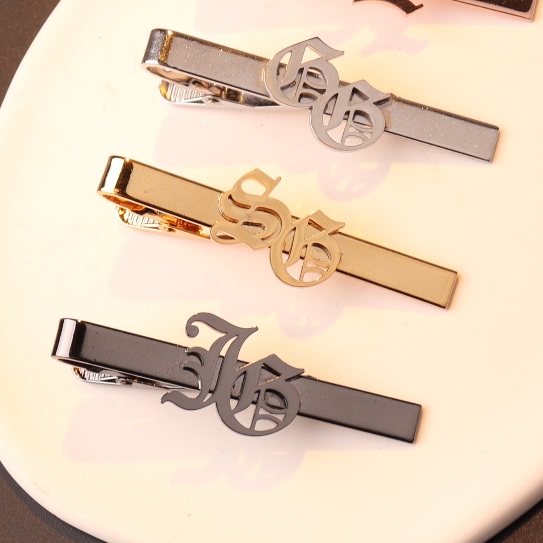 Custom Name Initials Tie Clip  - Tie Bar Clip review and price