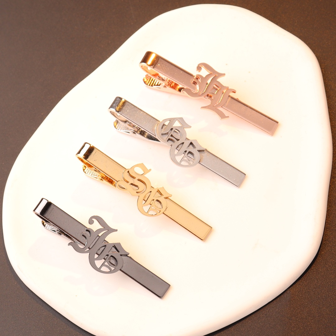 Custom Name Initials Tie Clip  - Tie Bar Clip review and price