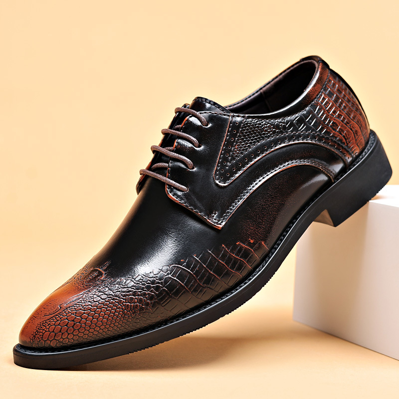 Men Dress Shoes Scale Pattern  - Scale - Men Formals & Ethnic Wear review and price