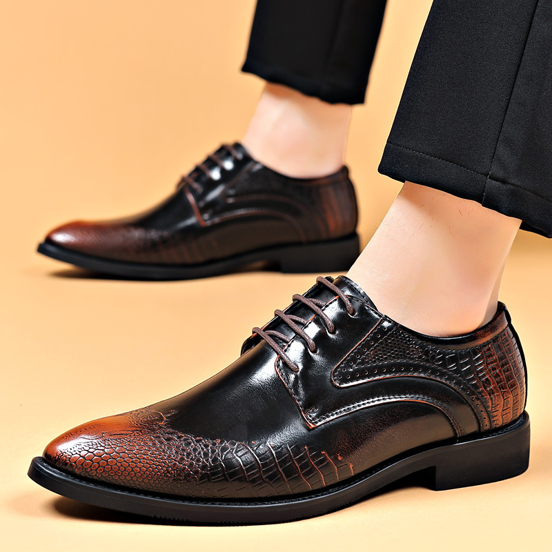 Men Dress Shoes Scale Pattern  - Scale - Men Formals & Ethnic Wear review and price