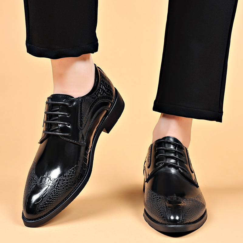 Men Dress Shoes Scale Pattern  - Scale - Men Formals & Ethnic Wear review and price