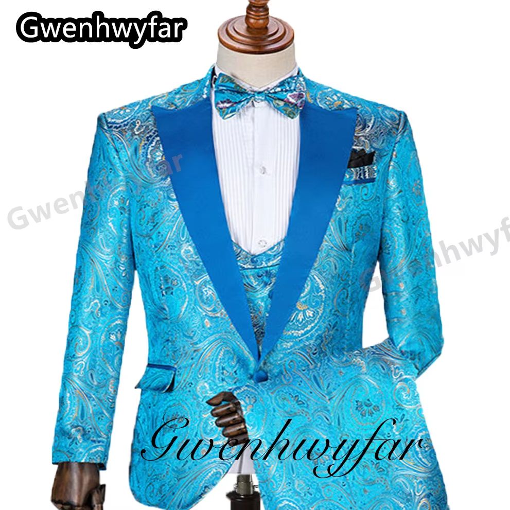 Gwenhwyfar Pattern Men Suits M - Men Formal Wear Pants review and price