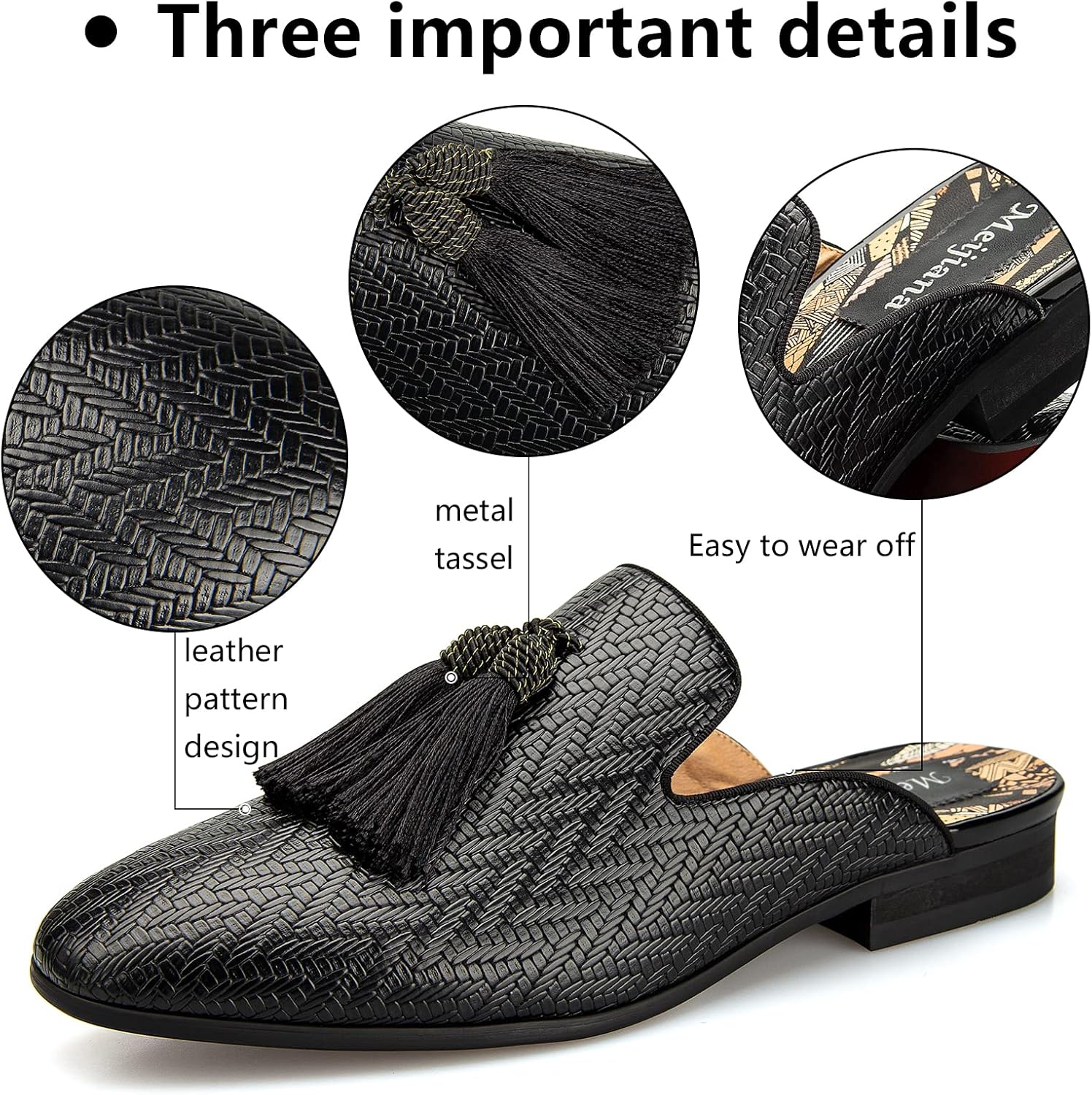 Leather Slippers Breathable Su - Men'S Formal Wear Slippers review and price