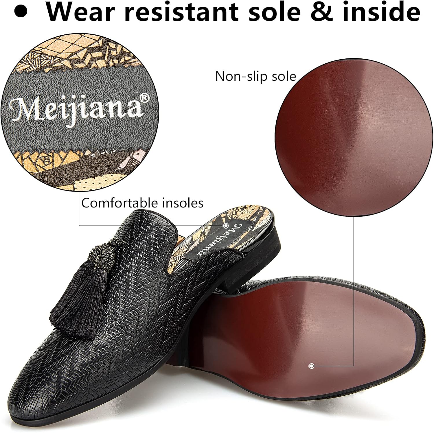 Leather Slippers Breathable Su - Men'S Formal Wear Slippers review and price