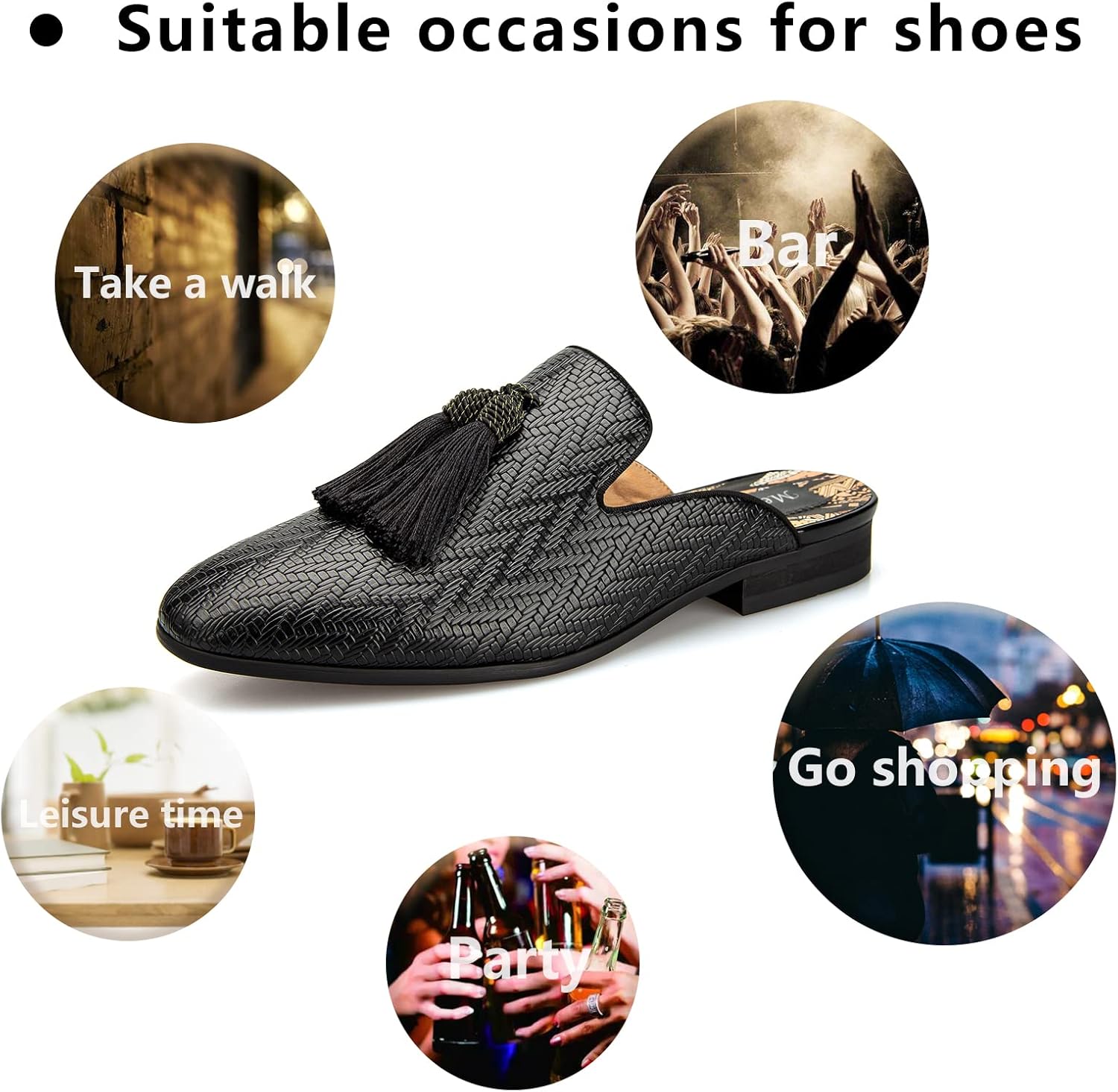 Leather Slippers Breathable Su - Men'S Formal Wear Slippers review and price