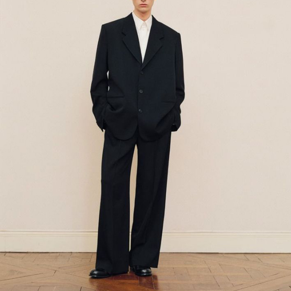 Men's Black Oversized Suit Set - Men Formal Wear Pants review and price