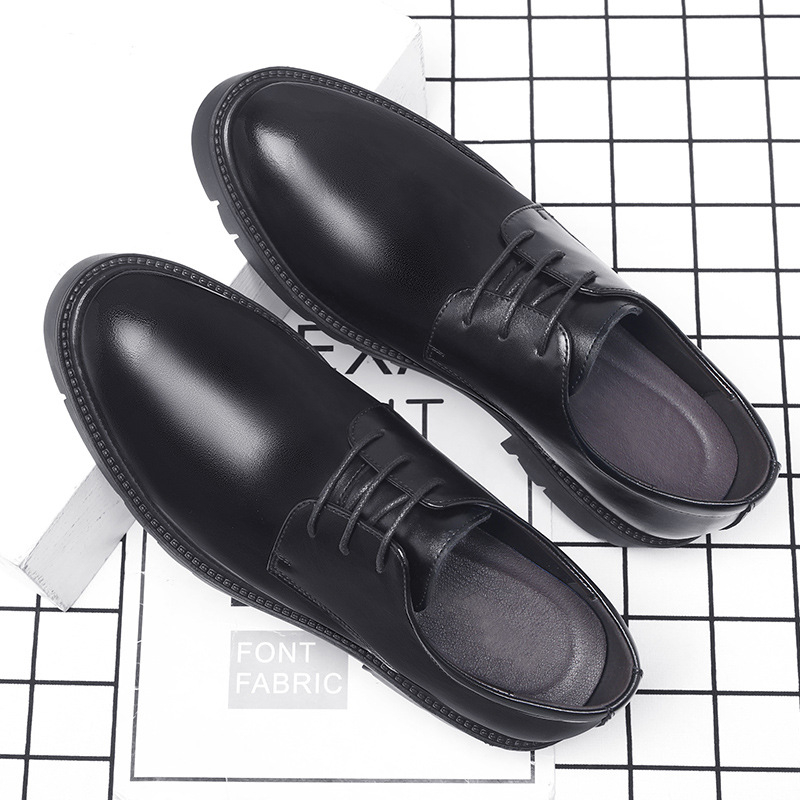 Mens Black Leather Lace Up Dre - Men'S Formal Wear For Office review and price