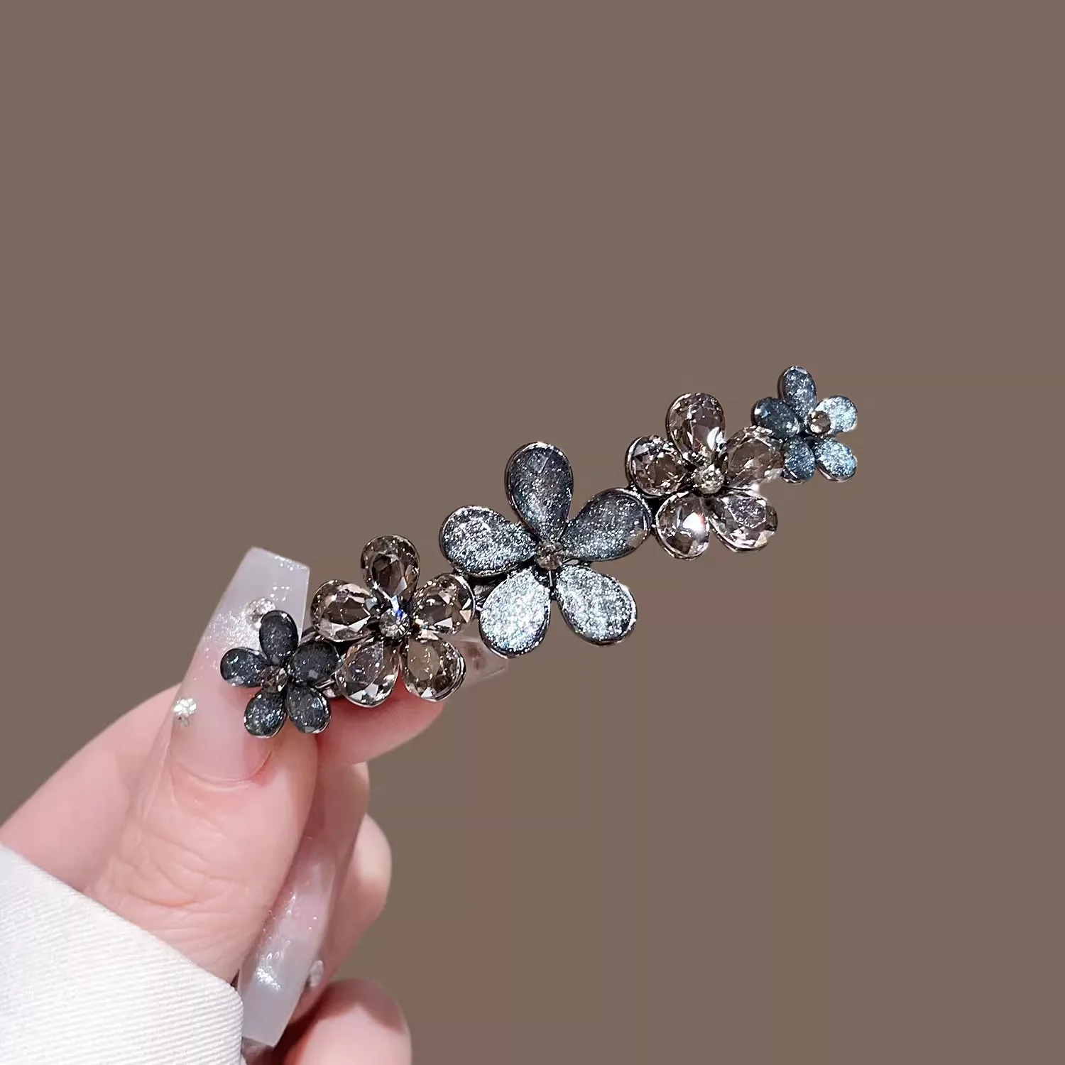 Elegant Crystal Flower Hairpin - Tie Bar Clip review and price
