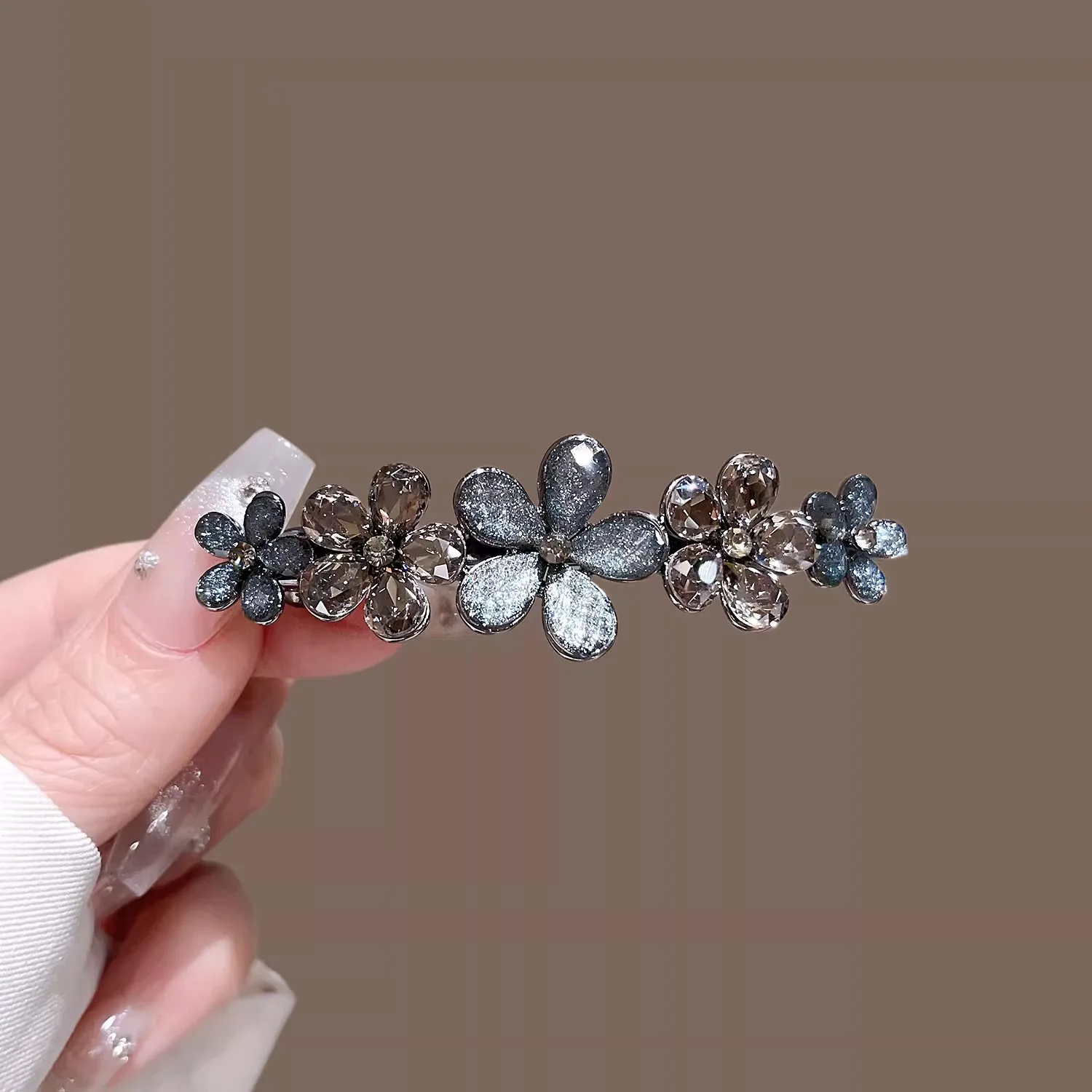 Elegant Crystal Flower Hairpin - Tie Bar Clip review and price