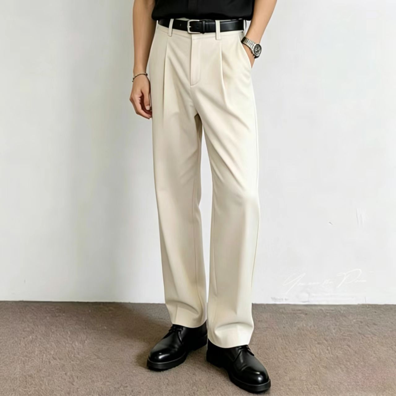 Mens 2026 Summer Thin White Tr - Men Formal Wear Pants review and price